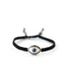 Diamond Cosmic Eye Bracelet: Black Thread