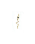 14K Gold Diamond Slither Snake Charm