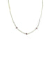 Trio Pink Sapphire Necklace