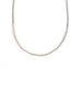 Silver Thin Diamond Choker